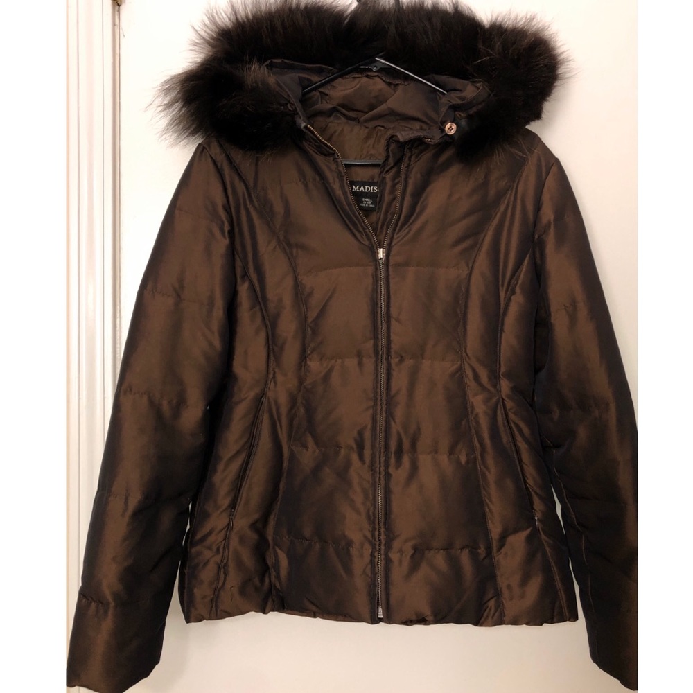 1 Madison Down Coat Fox Fur Hood
